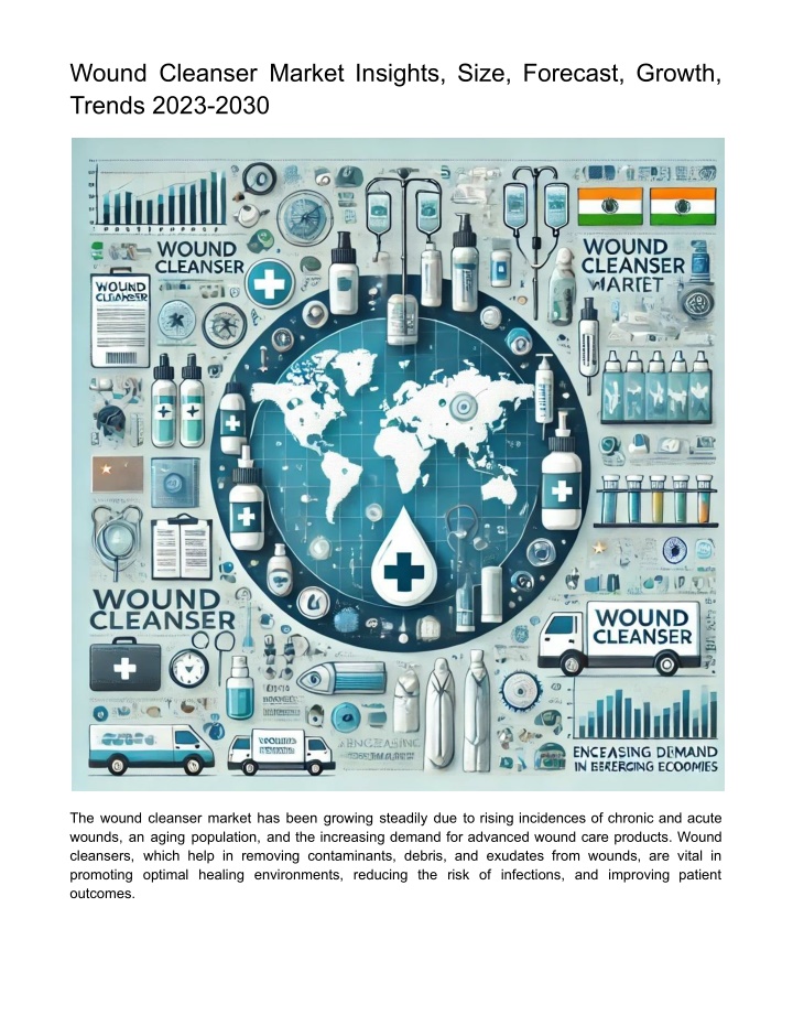 wound cleanser market insights size forecast