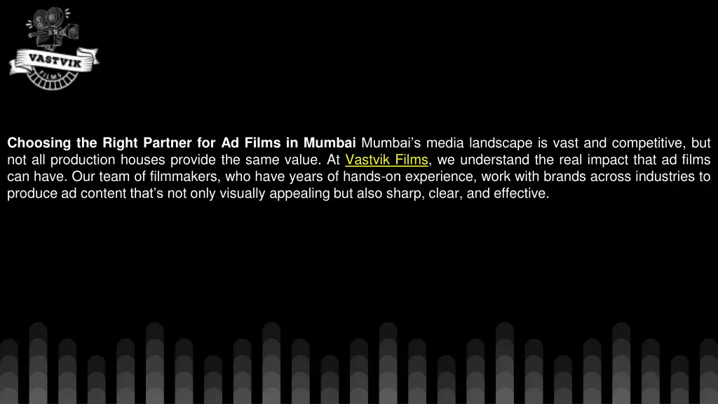 choosing the right partner for ad films in mumbai