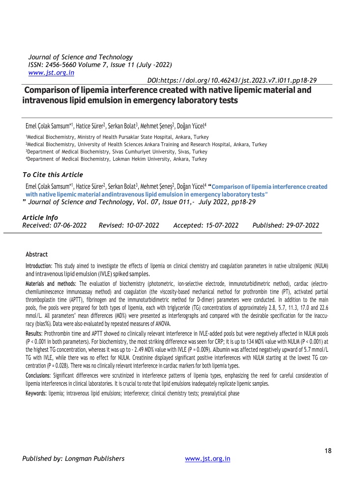 journal of science and technology issn 2456 5660