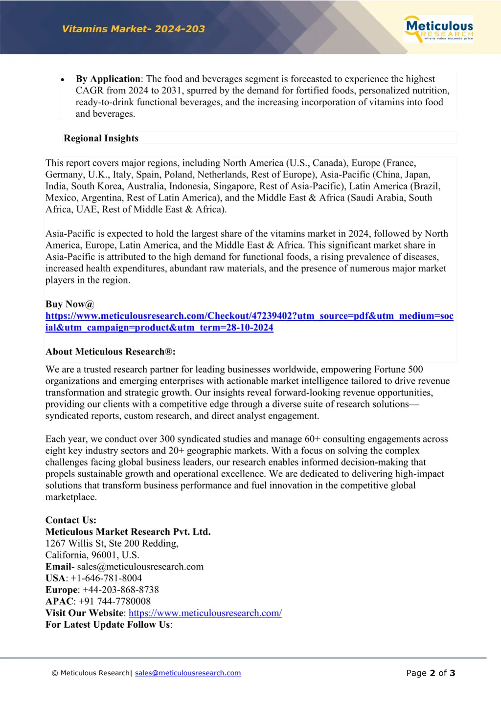 vitamins market 2024 203 1