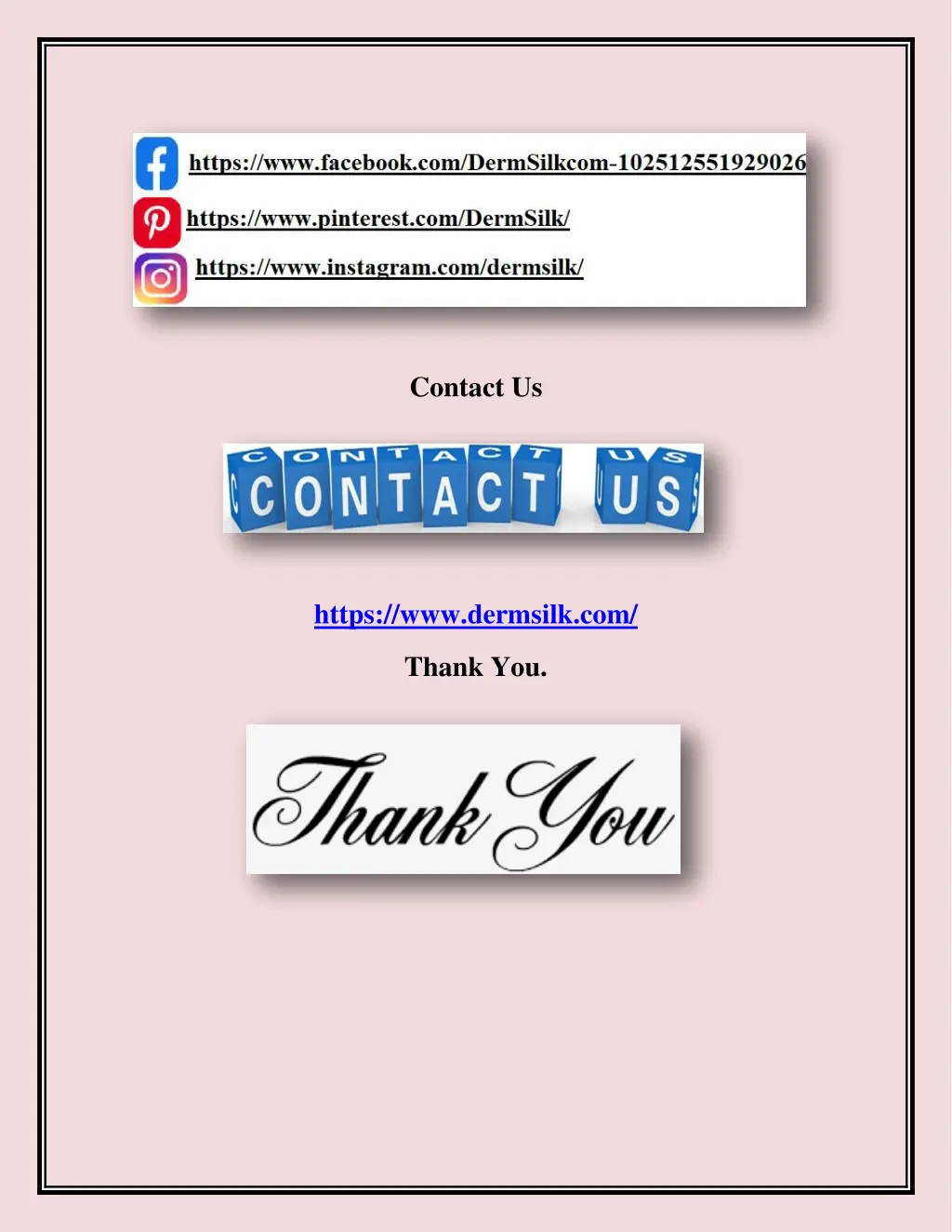 contact us
