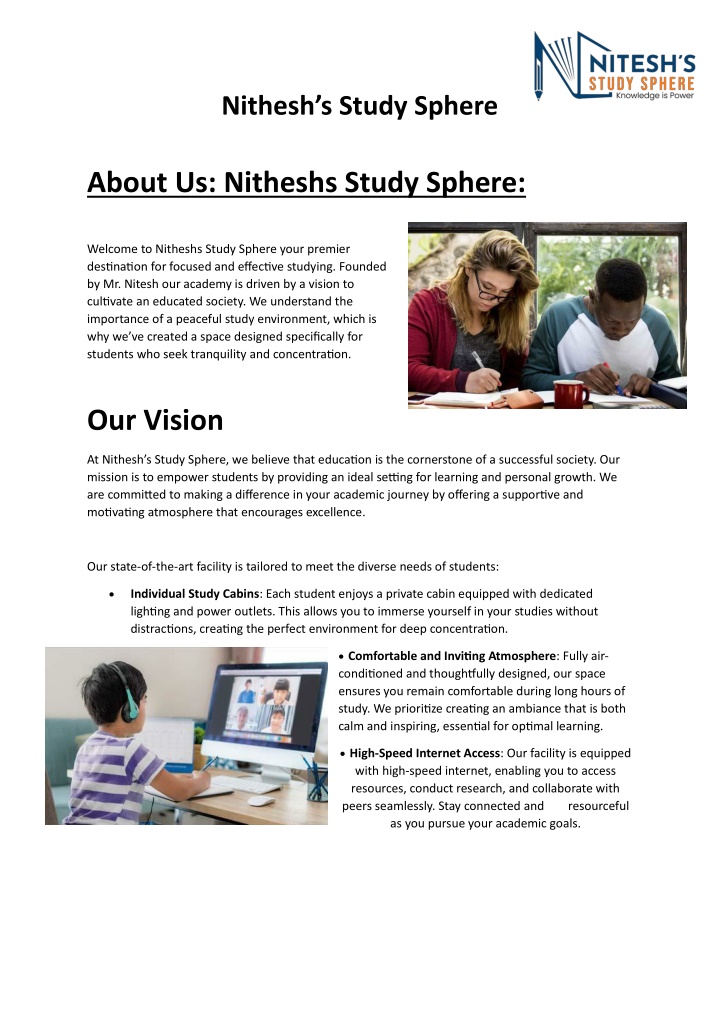 nithesh s study sphere