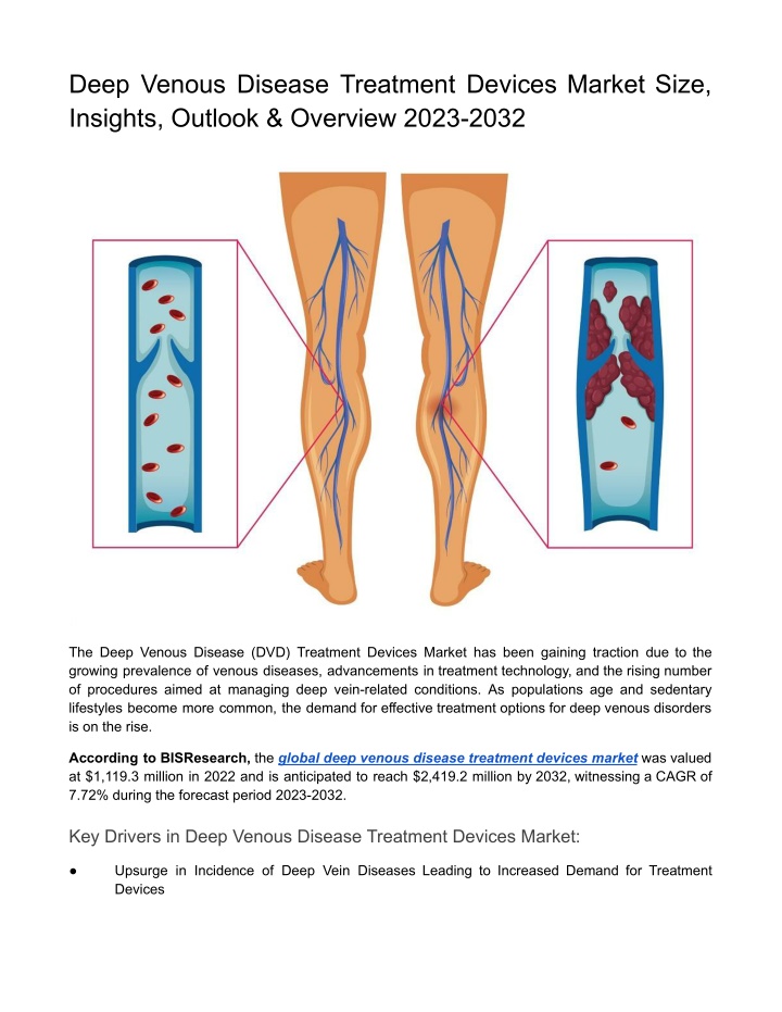 deep venous disease treatment devices market size