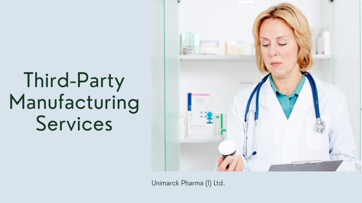 third party manufacturing services