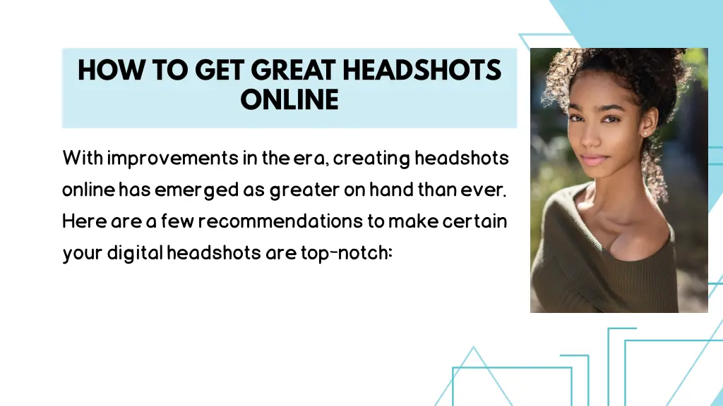 how to get great headshots online