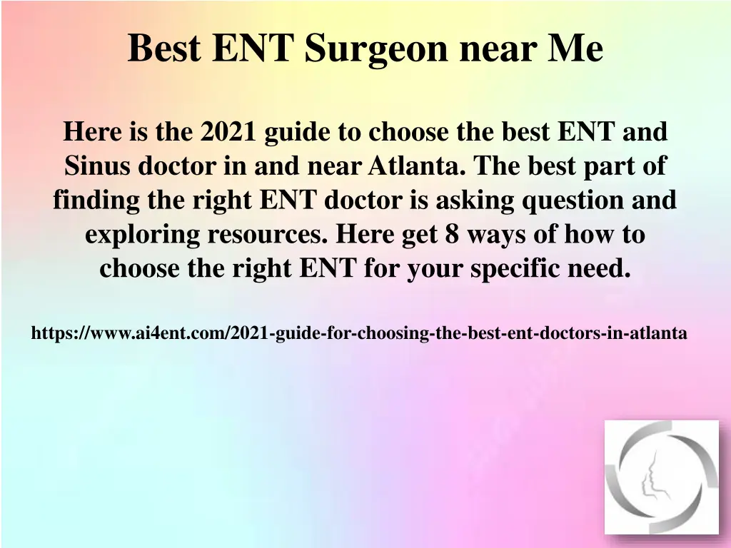 best ent surgeon near me