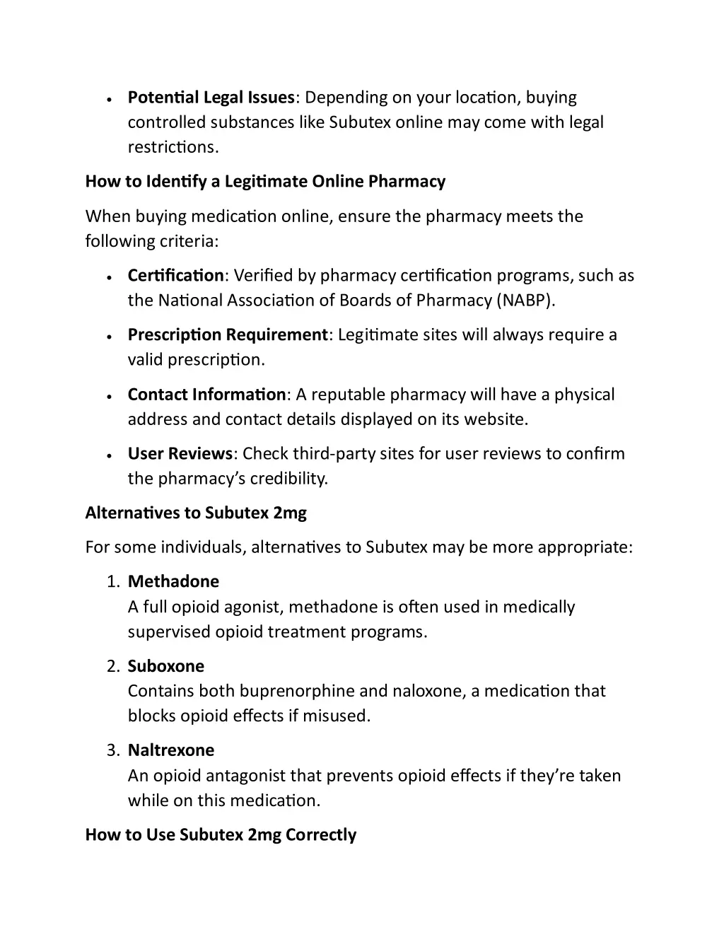 potential legal issues depending on your location