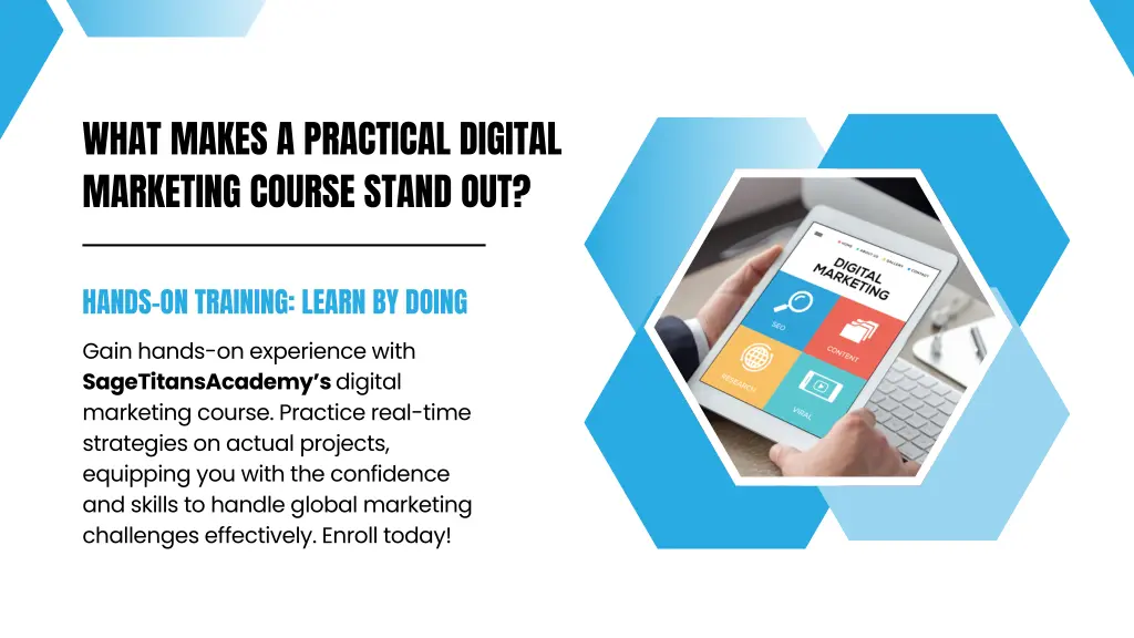 what makes a practical digital marketing course