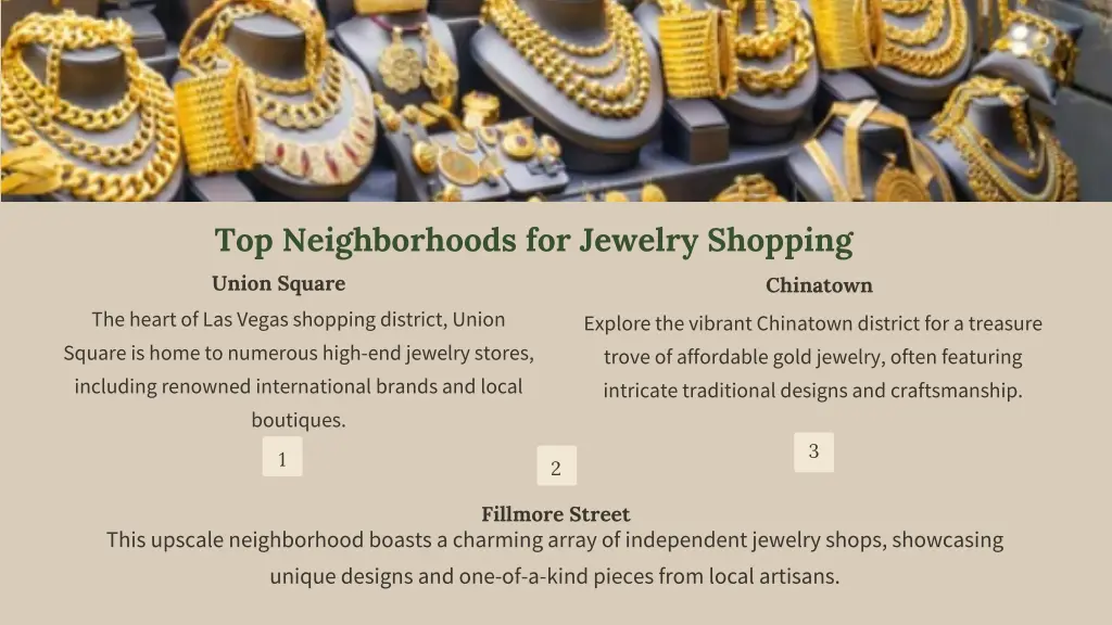 top neighborhoods for jewelry shopping union