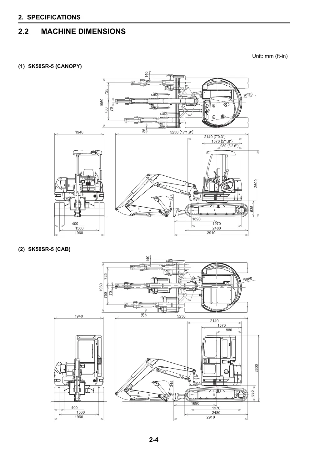 2 specifications 3