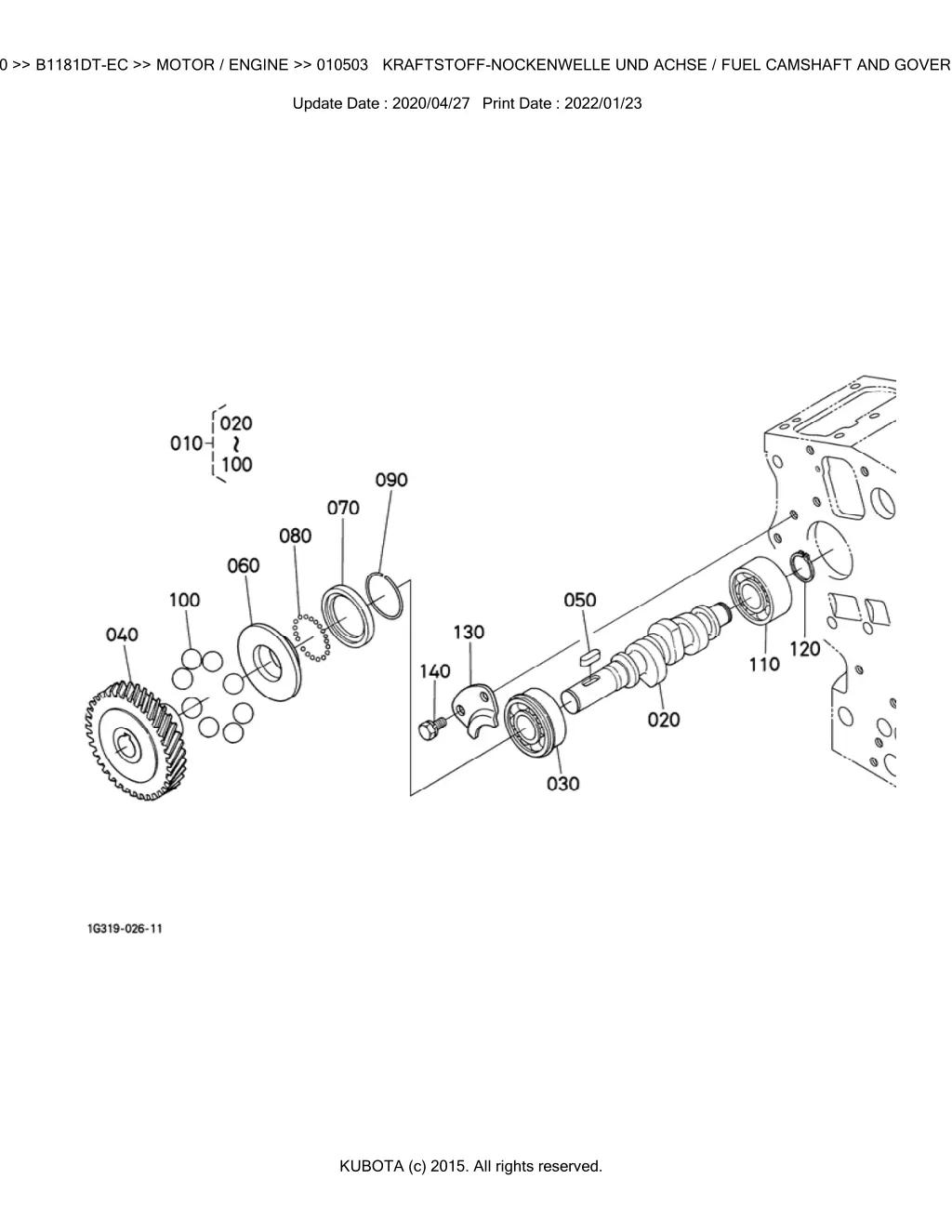 bkida5130 b1181dt ec motor engine 010503