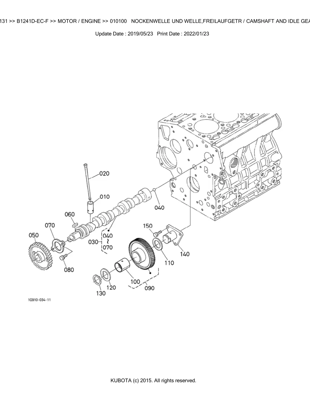 bkida5131 b1241d ec f motor engine 010100