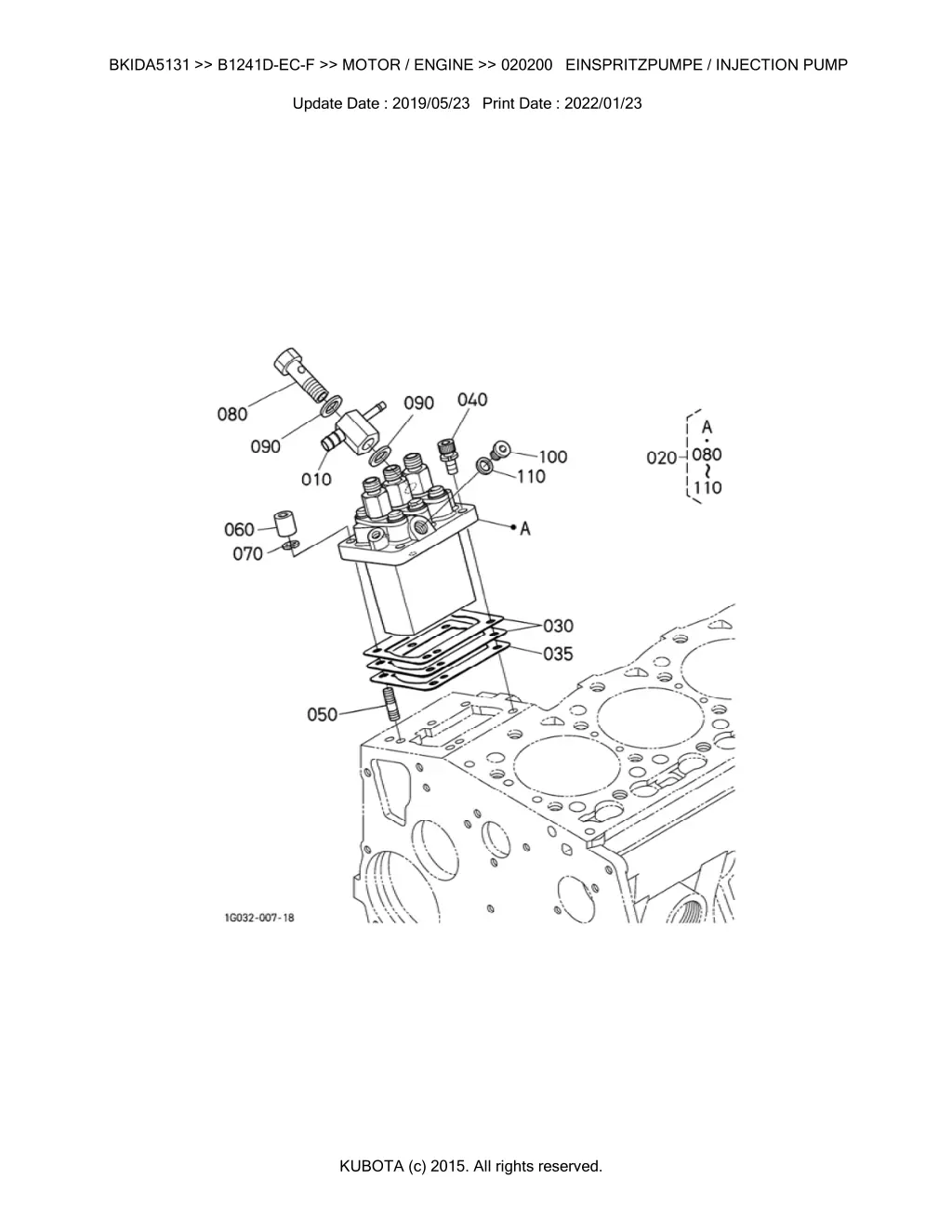 bkida5131 b1241d ec f motor engine 020200