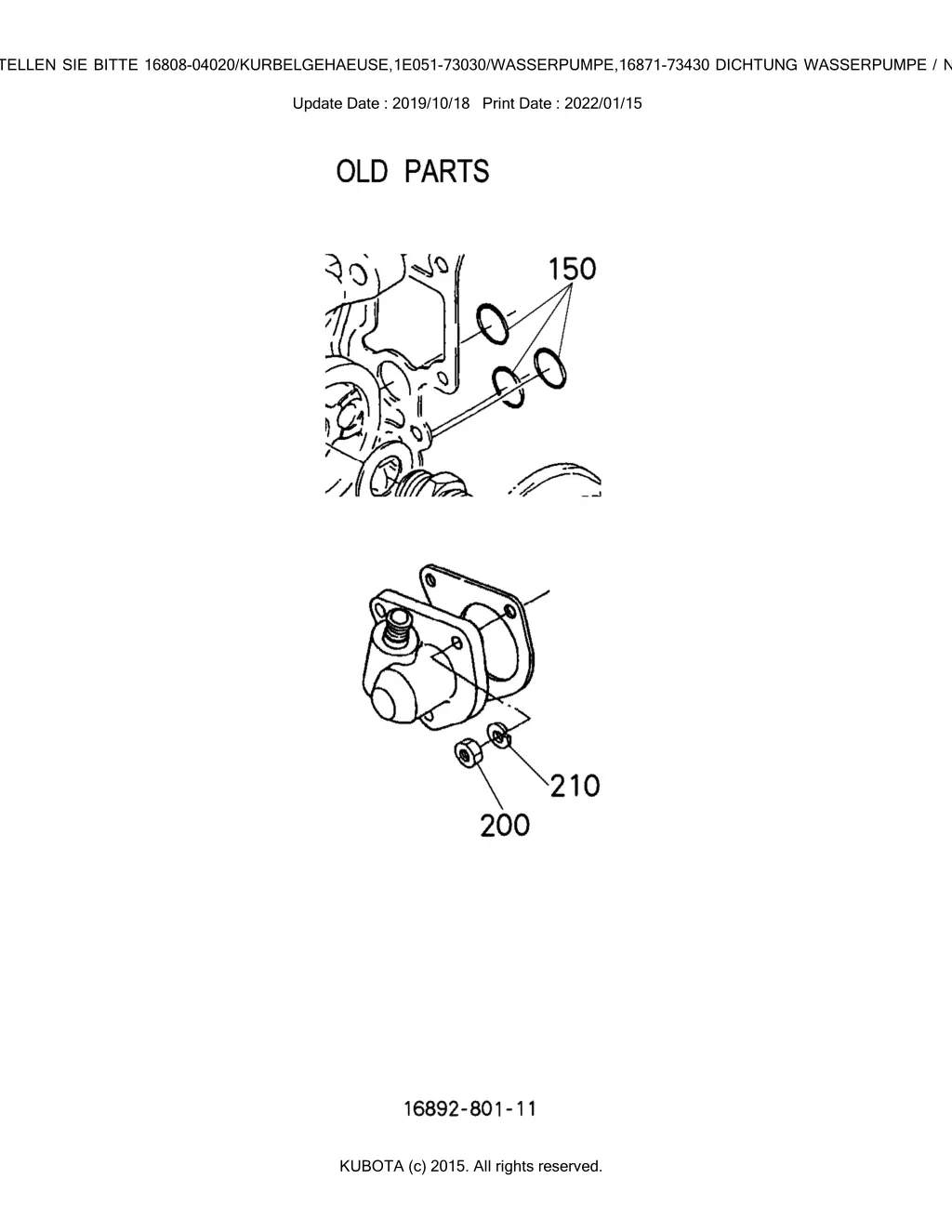 bkida0033 b1410 motor engine 000400 getriebe 3