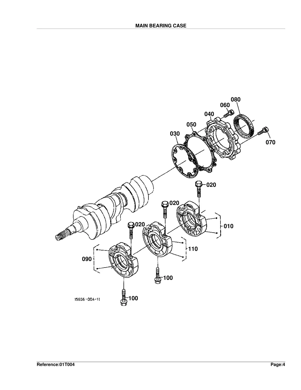 main bearing case