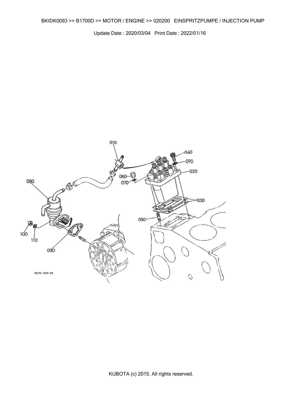 bkidk0093 b1700d motor engine 020200