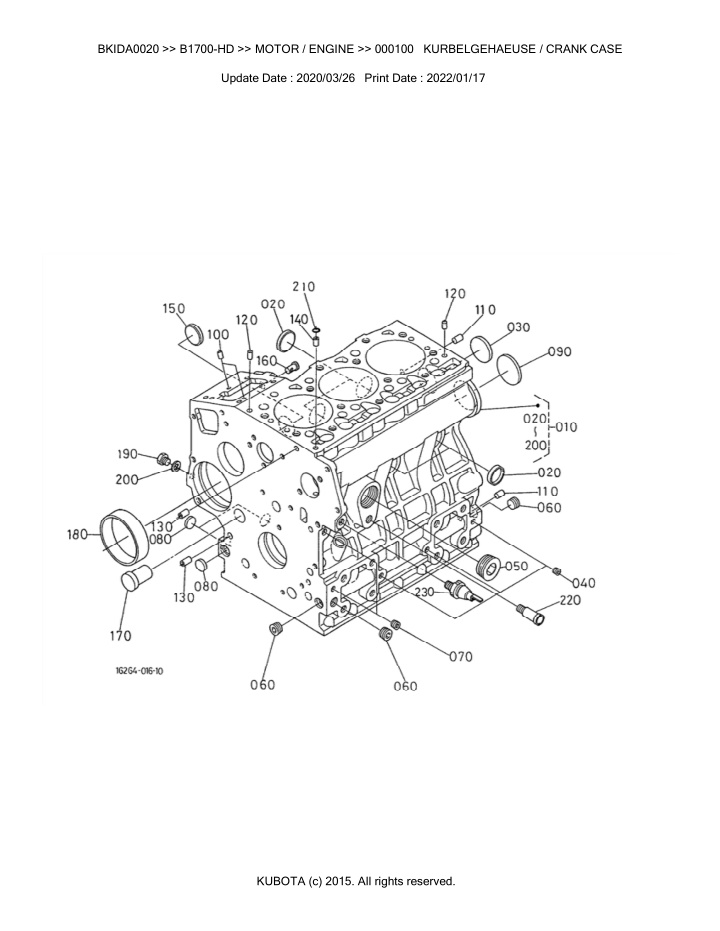 bkida0020 b1700 hd motor engine 000100