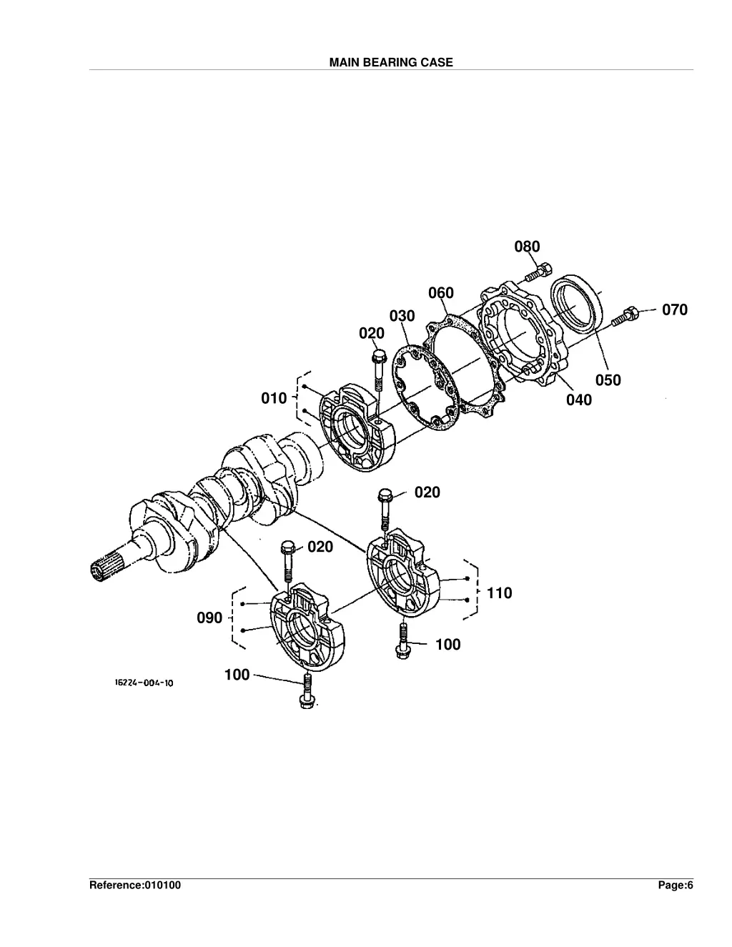 main bearing case