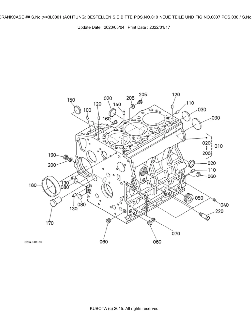 bkidk0391 b1710d motor engine 000102