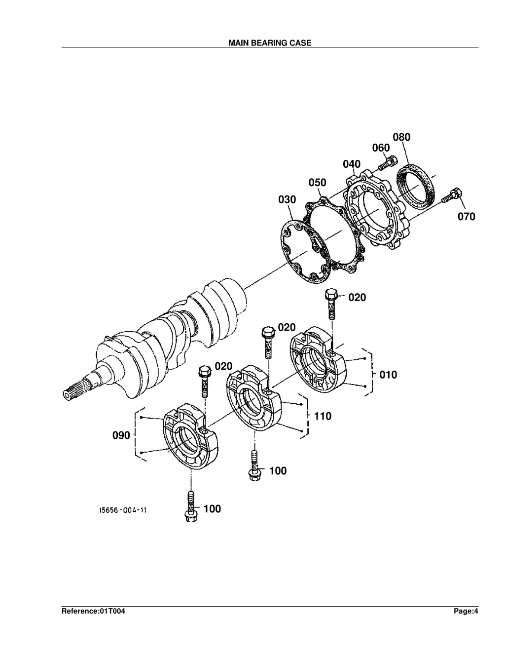 main bearing case