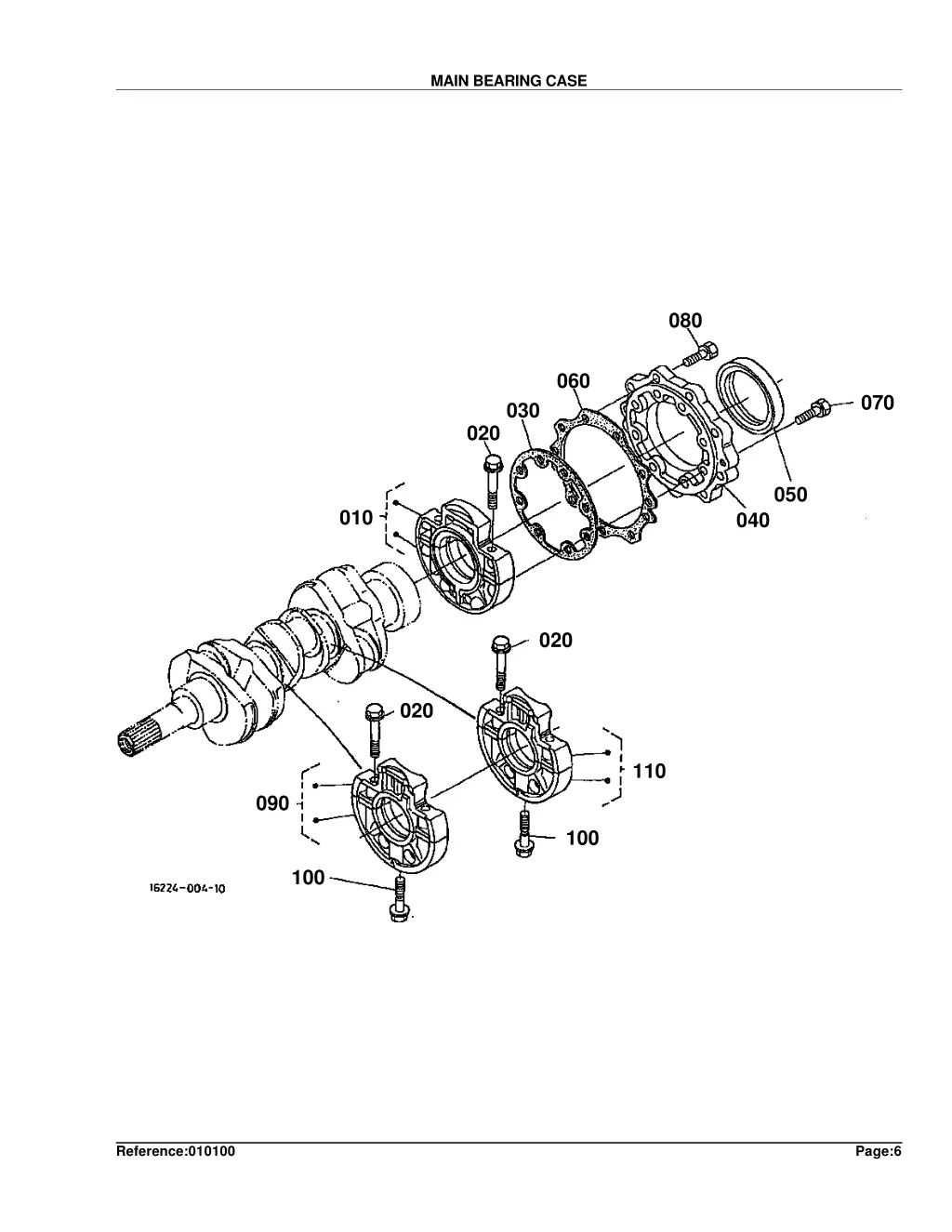 main bearing case