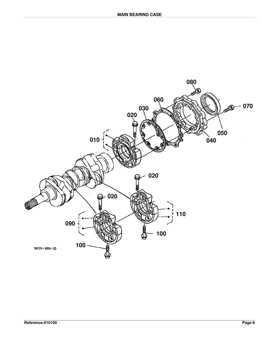 main bearing case