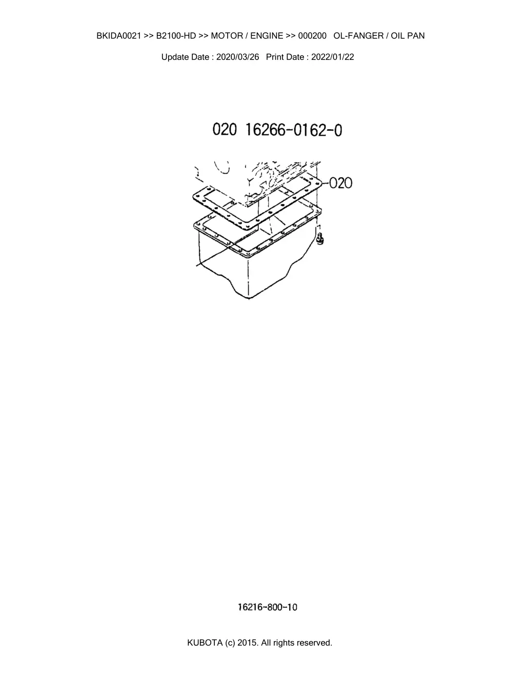 bkida0021 b2100 hd motor engine 000200 ol fanger 2