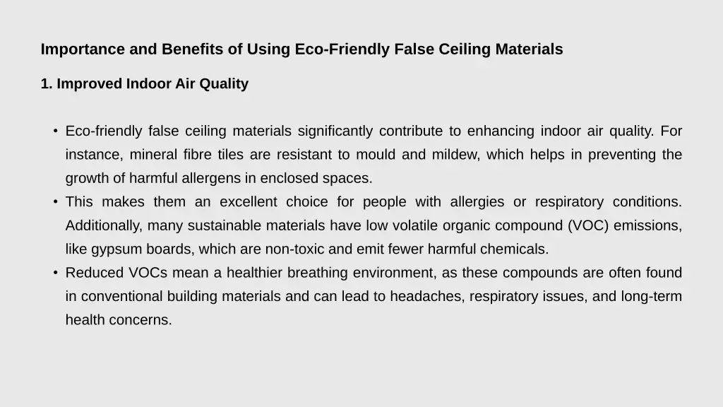 importance and benefits of using eco friendly