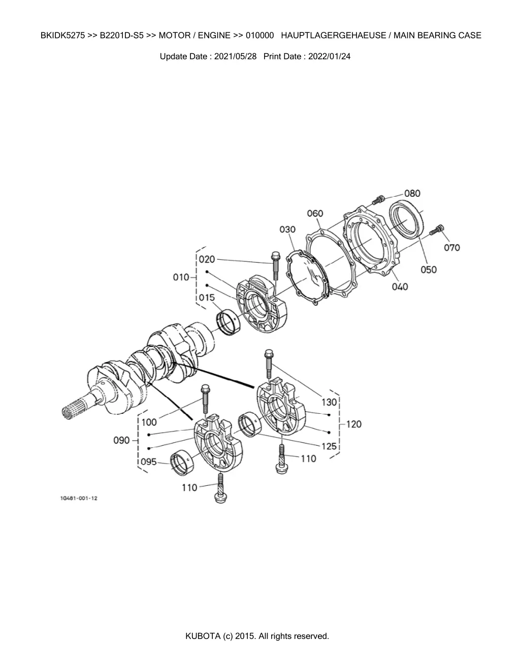 bkidk5275 b2201d s5 motor engine 010000