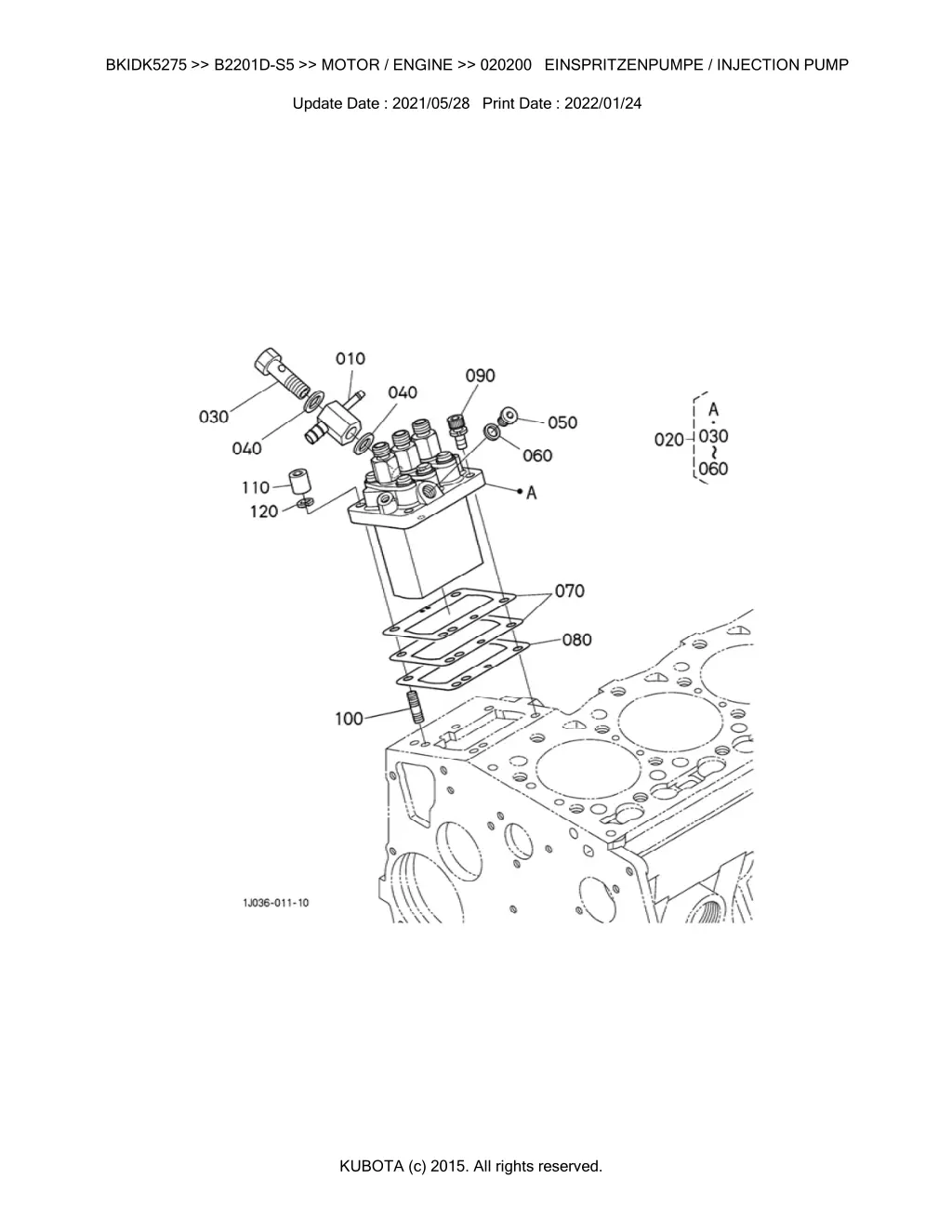 bkidk5275 b2201d s5 motor engine 020200