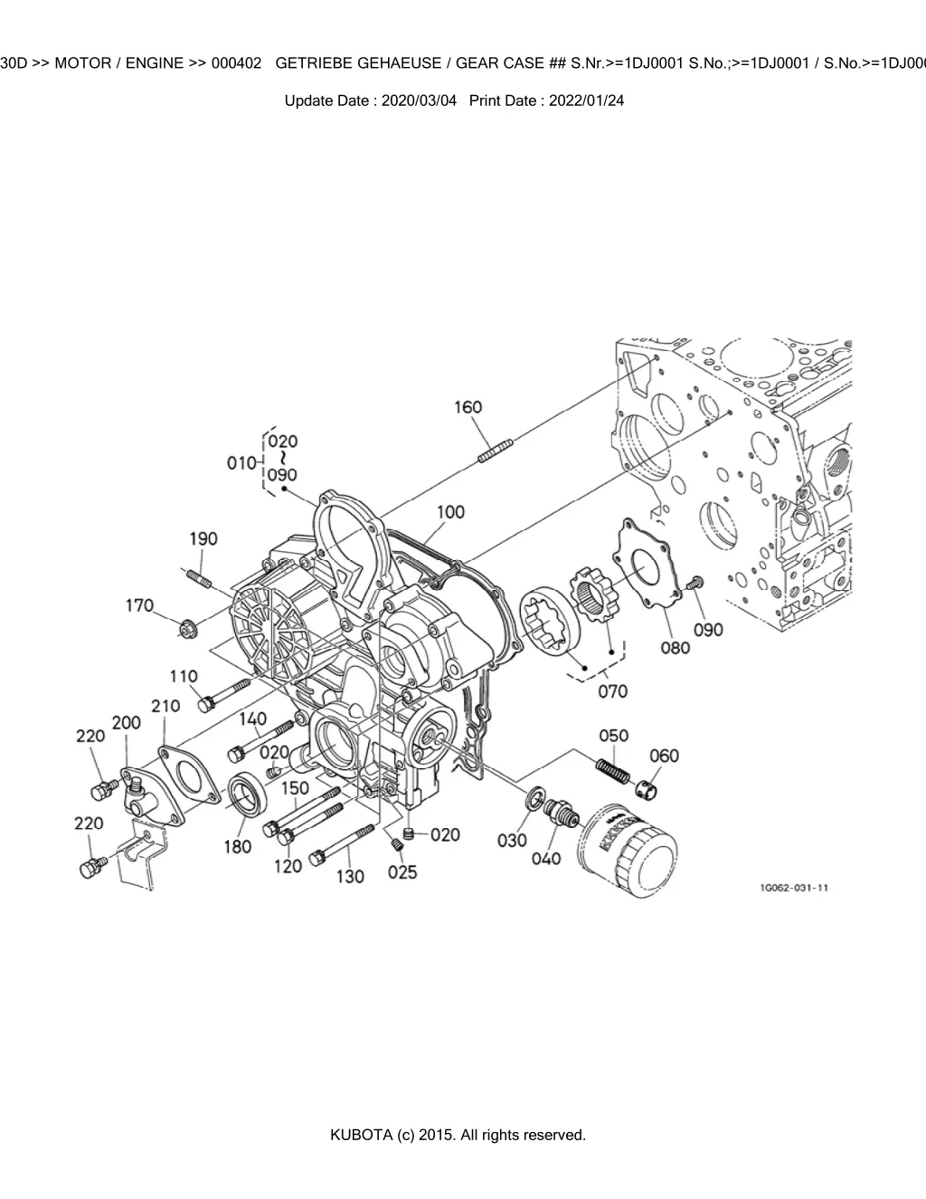 bkidk0597 b2230d motor engine 000402 getriebe