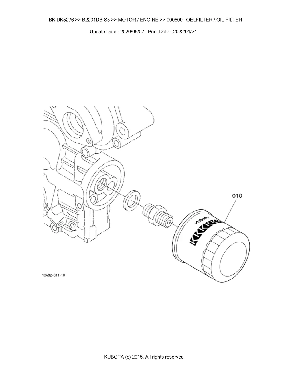 bkidk5276 b2231db s5 motor engine 000600