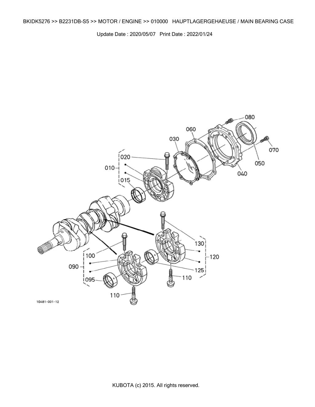 bkidk5276 b2231db s5 motor engine 010000