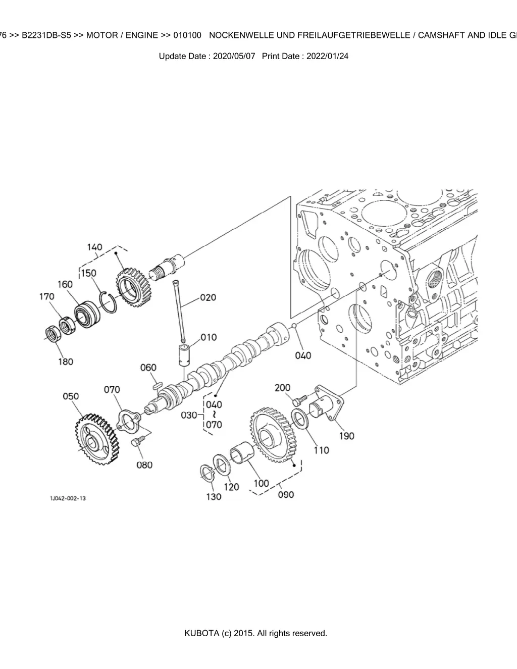 bkidk5276 b2231db s5 motor engine 010100