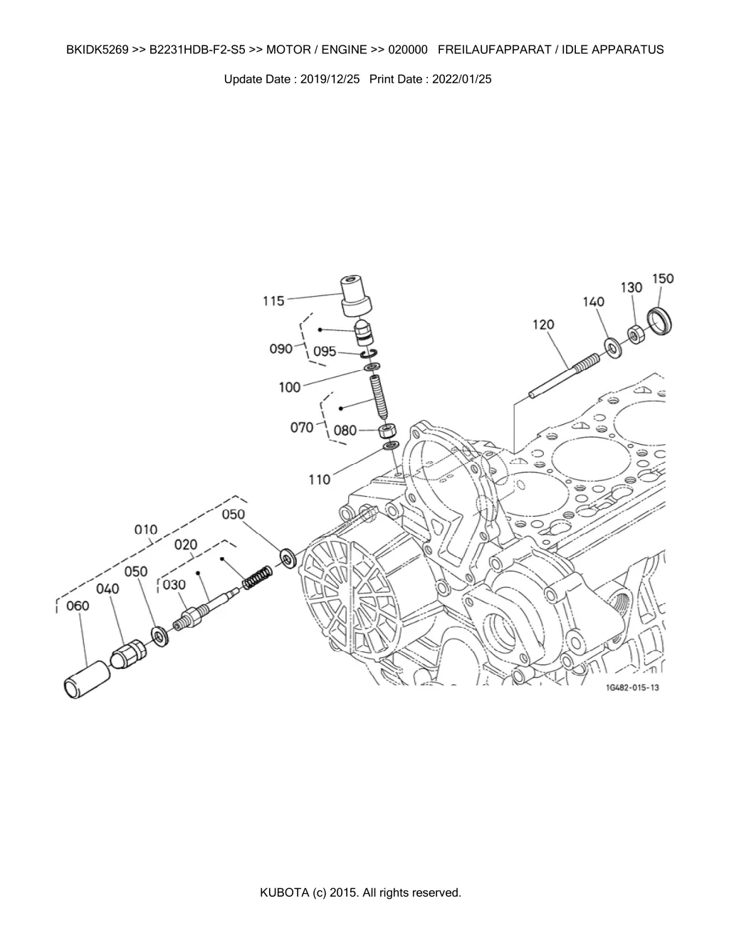 bkidk5269 b2231hdb f2 s5 motor engine 020000