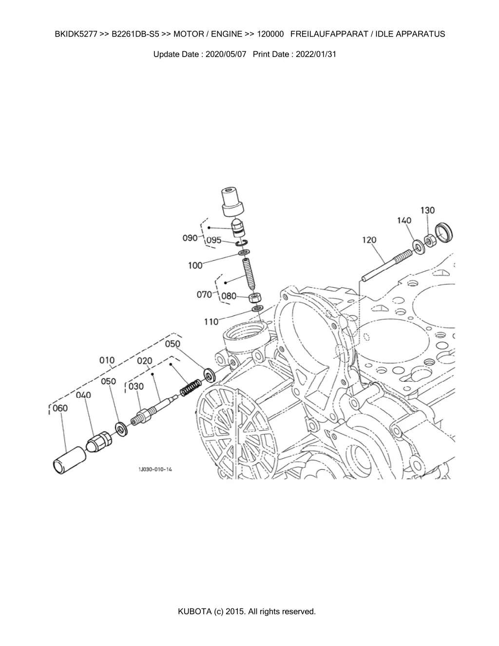 bkidk5277 b2261db s5 motor engine 120000