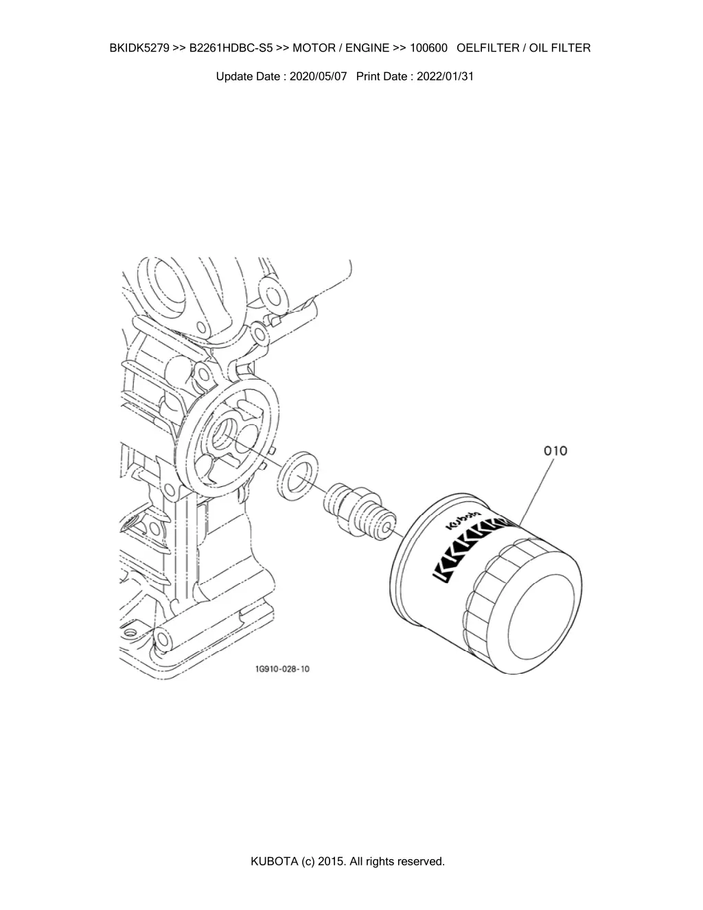 bkidk5279 b2261hdbc s5 motor engine 100600