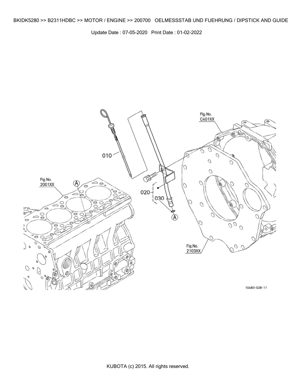 bkidk5280 b2311hdbc motor engine 200700