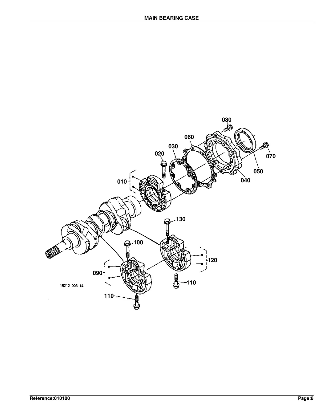 main bearing case