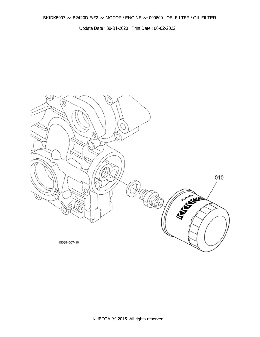 bkidk5007 b2420d f f2 motor engine 000600