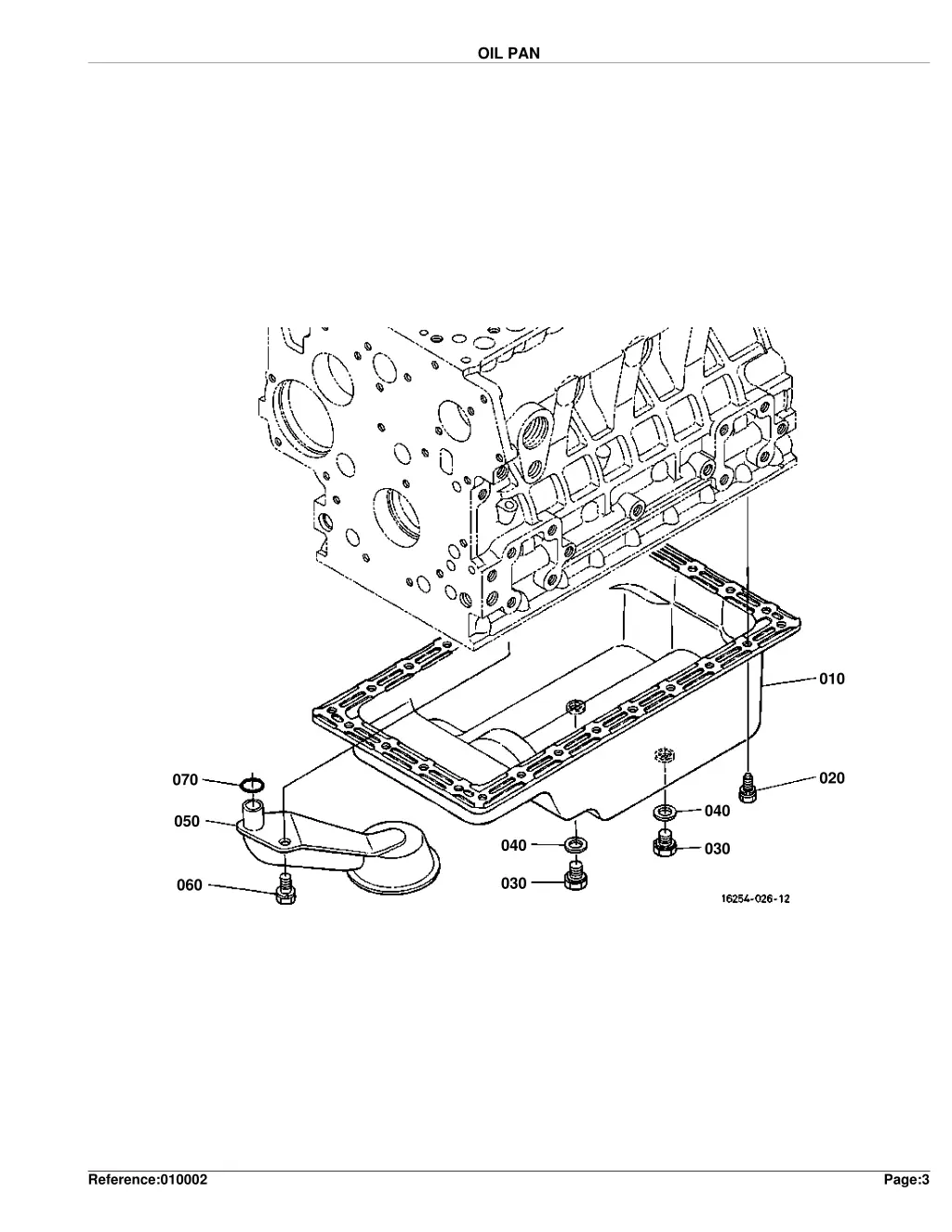 oil pan