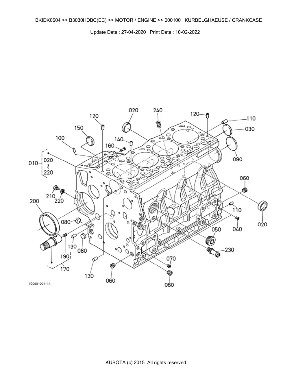 bkidk0604 b3030hdbc ec motor engine 000100