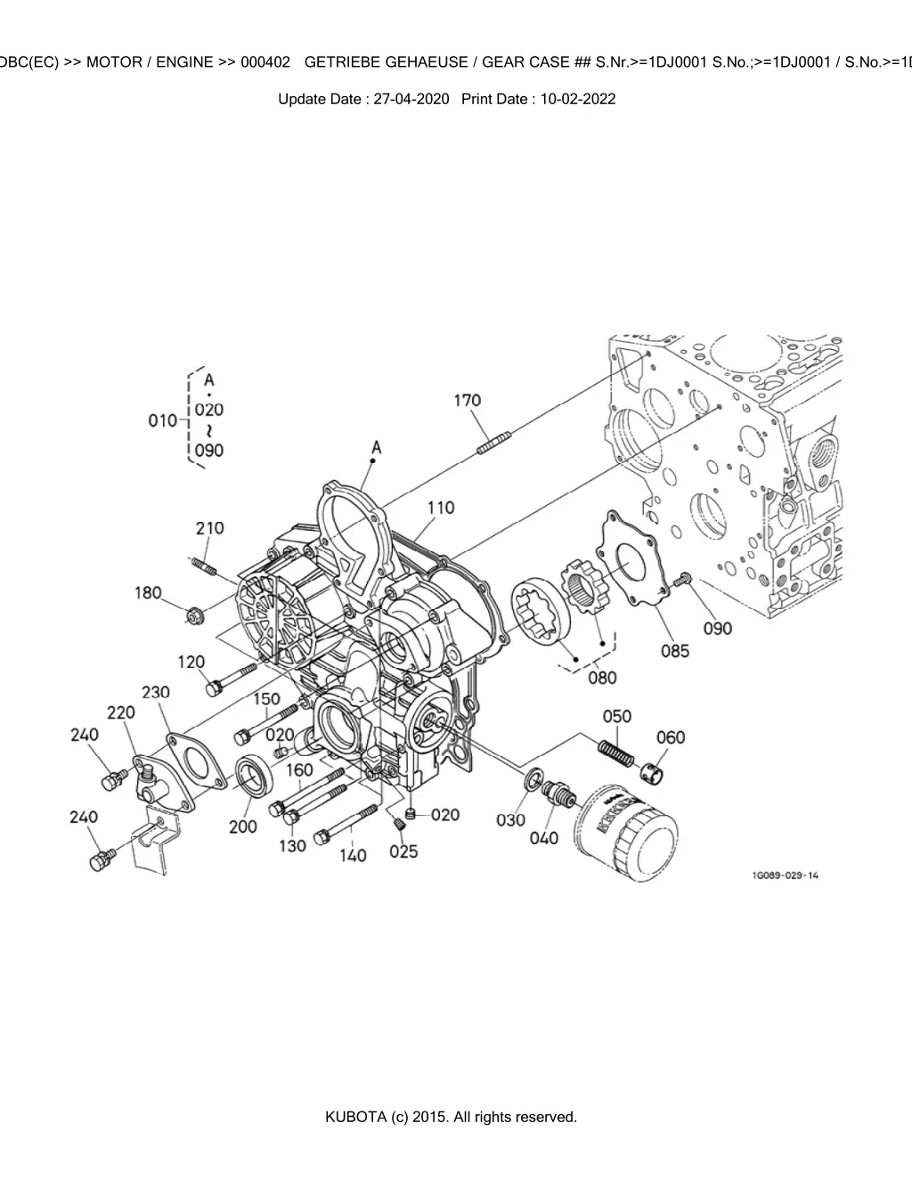 bkidk0604 b3030hdbc ec motor engine 000402