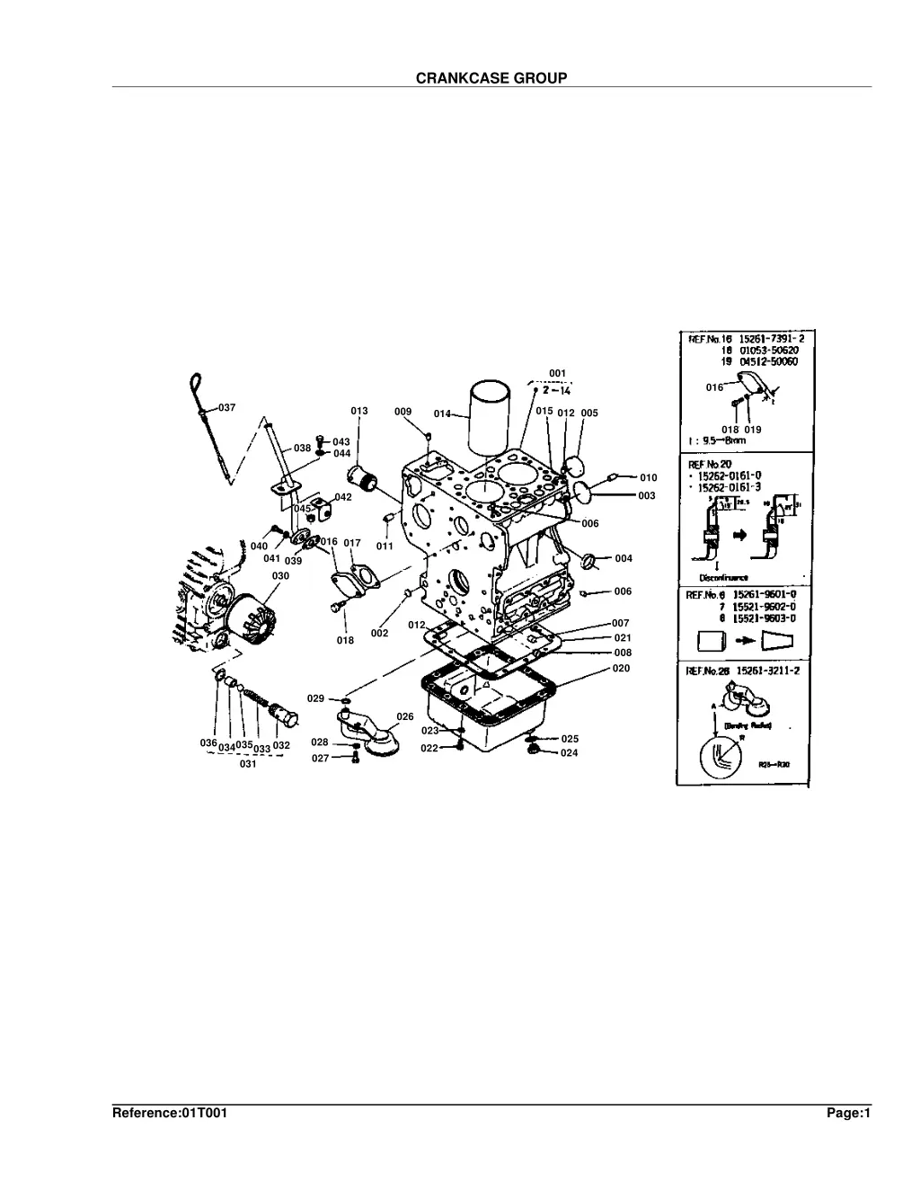 crankcase group