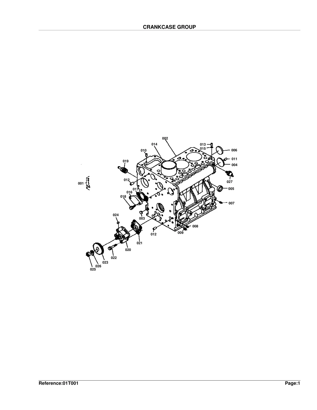 crankcase group