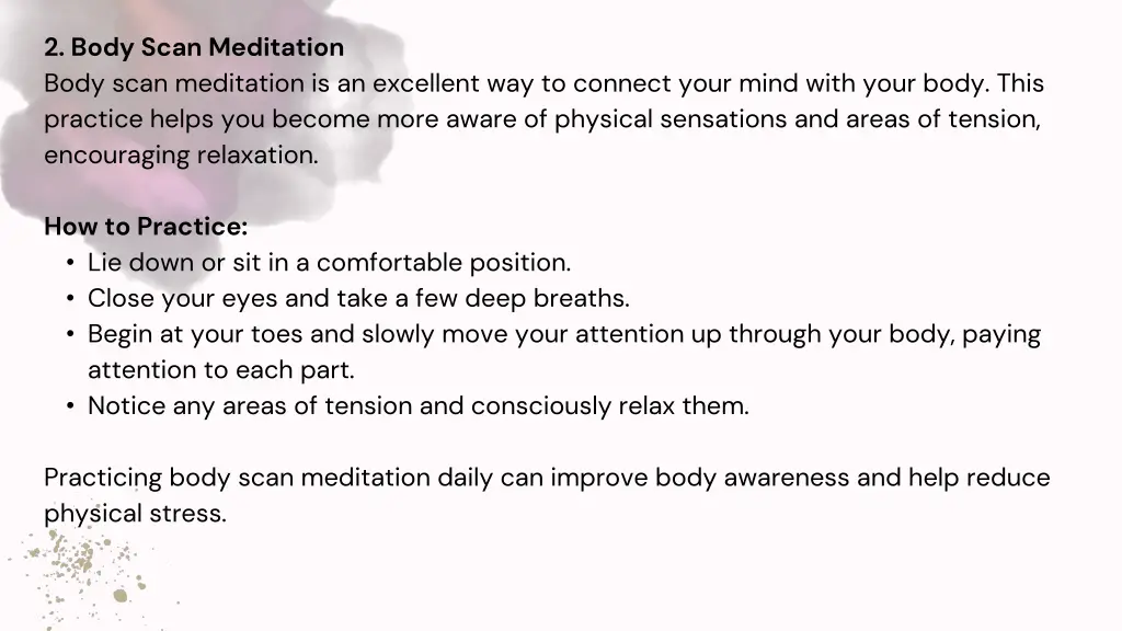 2 body scan meditation body scan meditation