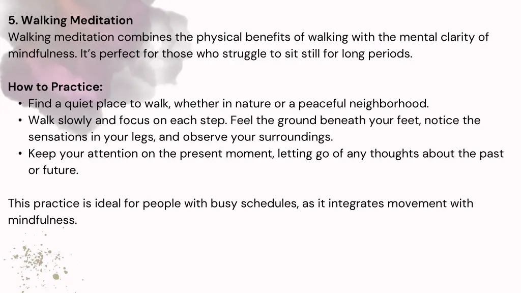 5 walking meditation walking meditation combines