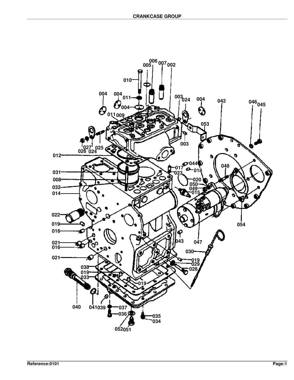 crankcase group