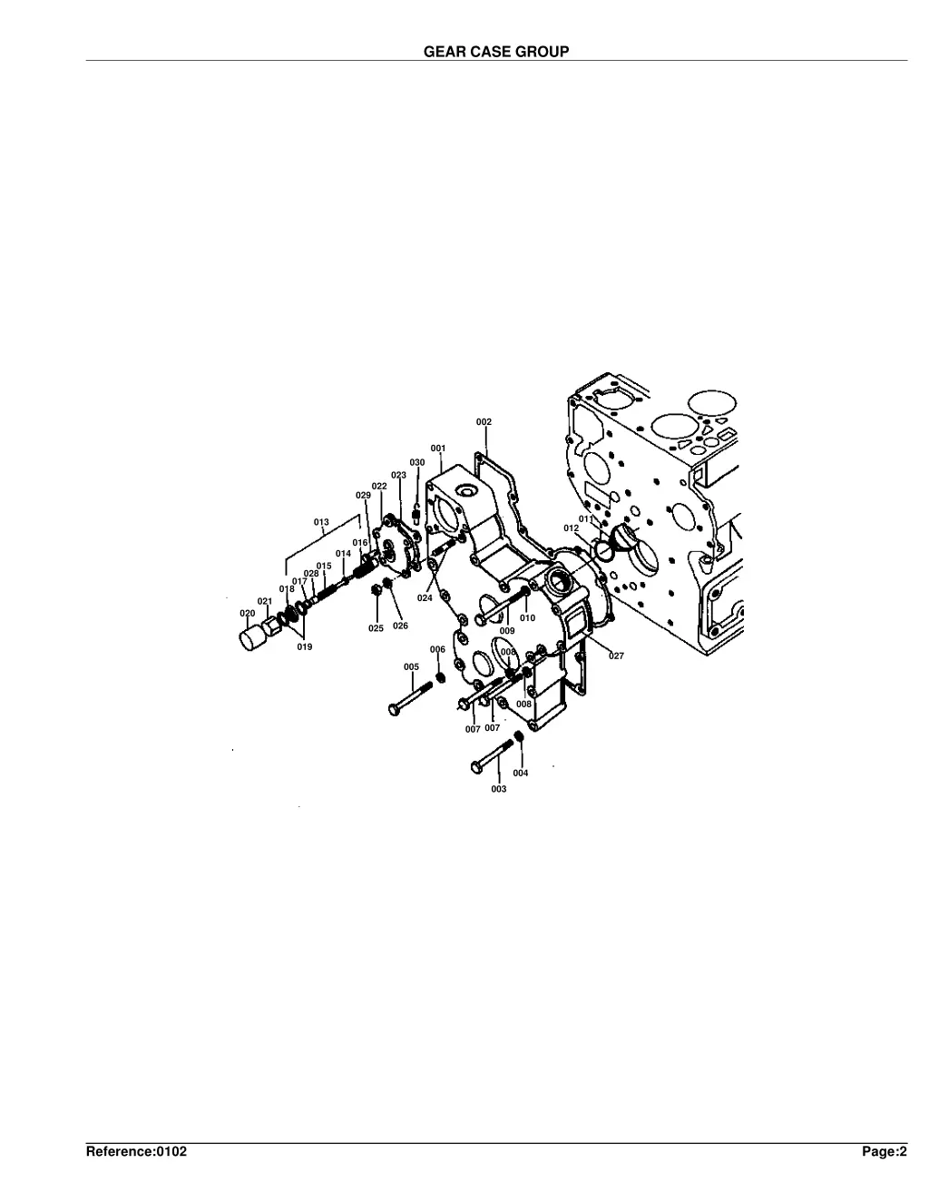 gear case group