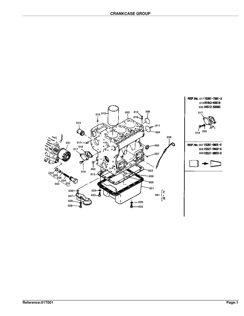 crankcase group